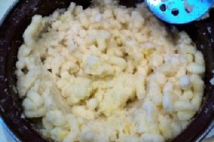 Зрази картопляні з мясним фаршем на сковороді