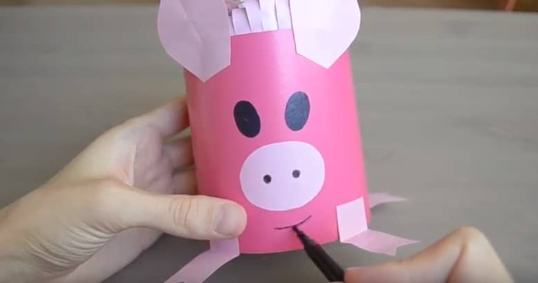 Свиня з паперу своїми руками: схеми і шаблони для дітей