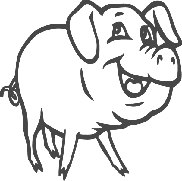 Свиня з паперу своїми руками: схеми і шаблони для дітей