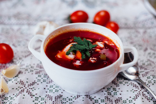 Борщ з куркою — 5 смачних покрокових рецептів з фото