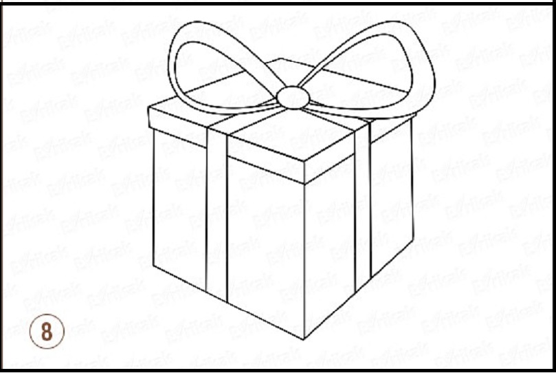 Як намалювати подарунок поетапно: покрокова інструкція в 5 діях