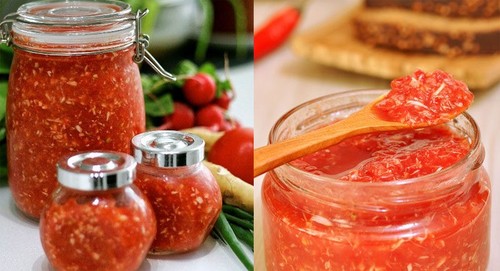 Хренодер на зиму з помідорами — 5 рецептів з фото покроково