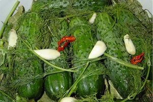 Класичні малосольні огірки в каструлі гарячим розсолом — 6 рецептів приготування в гарячій воді з фото покроково