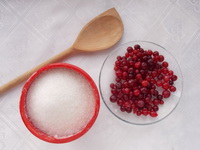 Журавлина протерта з цукром без варіння — 5 рецептів з фото покроково
