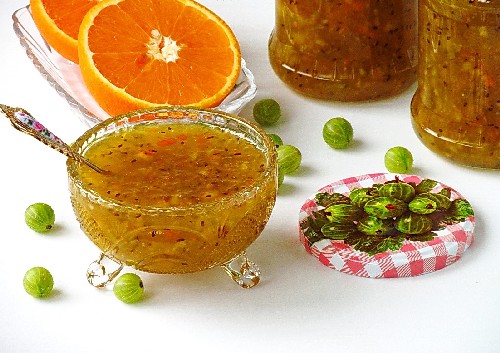 Агрус з апельсином без варіння на зиму — рецепти