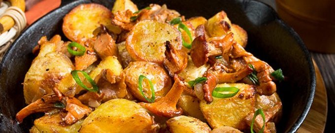 Смажені Лисички з картоплею — 5 рецептів приготування з фото покроково
