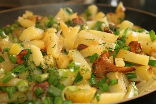 Смажені Лисички з картоплею — 5 рецептів приготування з фото покроково