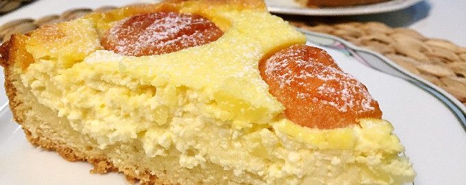 Пиріг з сиром і абрикосами рецепти в духовці