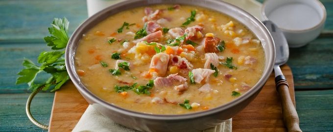 Суп гороховий з копченостями — 5 покрокових рецептів з фото