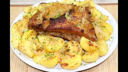 Свинячі реберця з картоплею в духовці — 5 простих і смачних рецептів з фото покроково