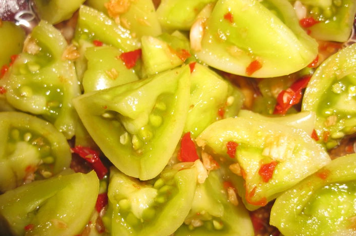 Зелені мариновані помідори на зиму — 5 рецептів з фото покроково
