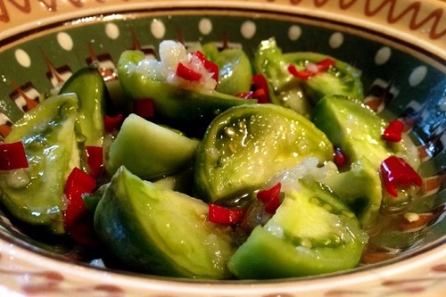 Зелені помідори по корейськи на зиму — 5 рецептів пальчики оближеш з фото покроково