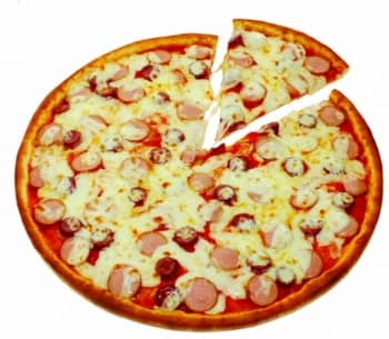 Піца з сосисками   Смачний рецепт піци