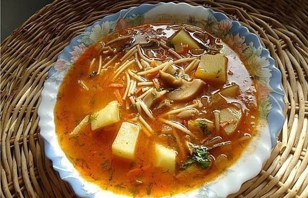 Грибний суп з заморожених грибів в мультиварці   Рецепти для мультиварки