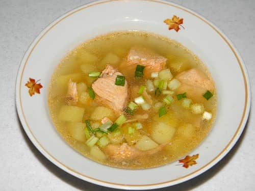 Суп з сьомги в мультиварці   Рецепти для мультиварки