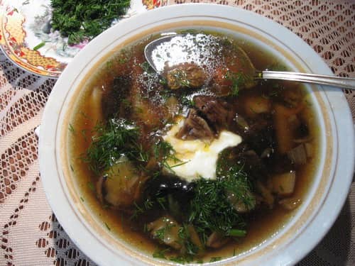 Суп з сушених грибів в мультиварці   Рецепти для мультиварки