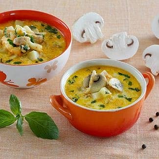 Сирний суп з грибами в мультиварці   Рецепти для мультиварки